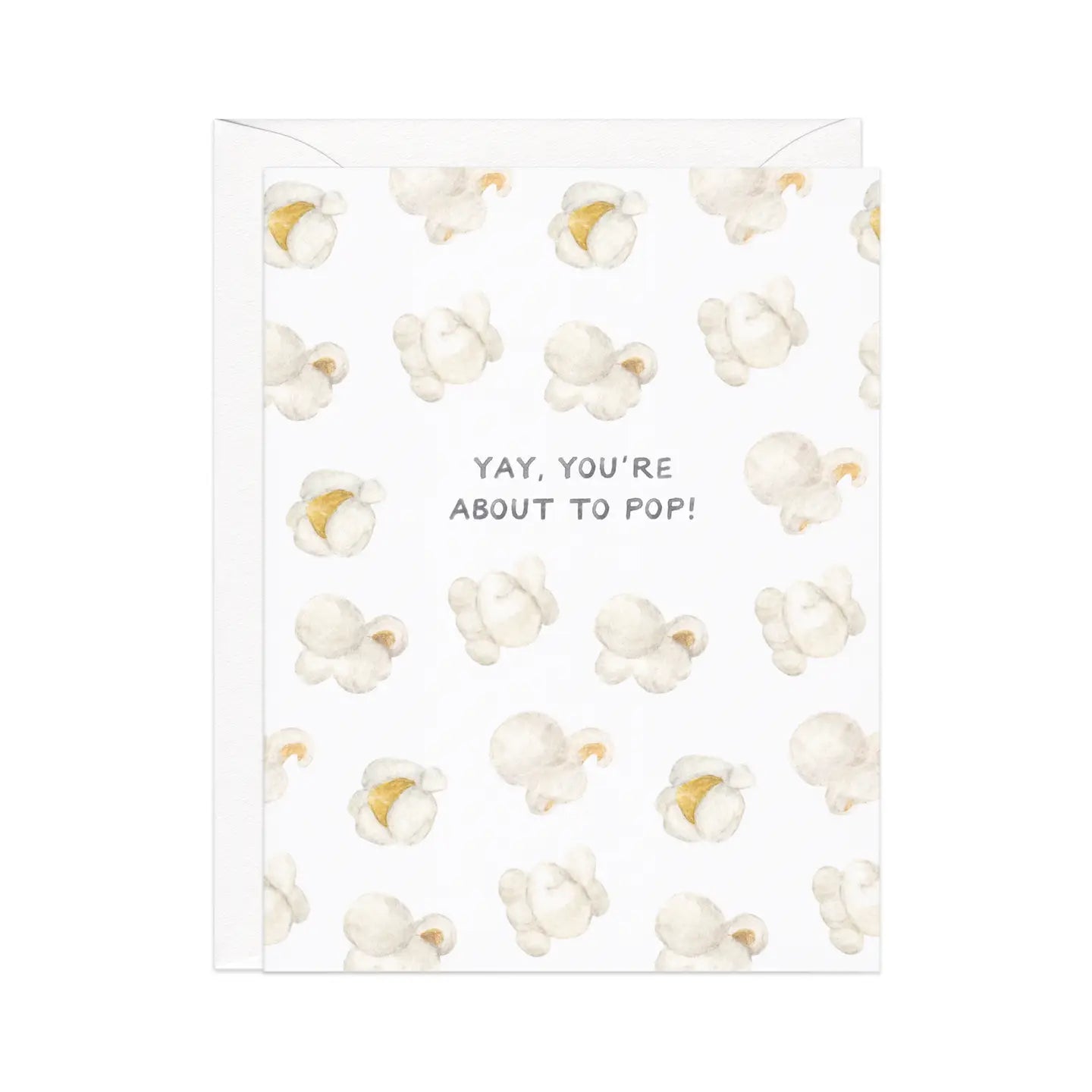 Food Pun Card — About to Pop
