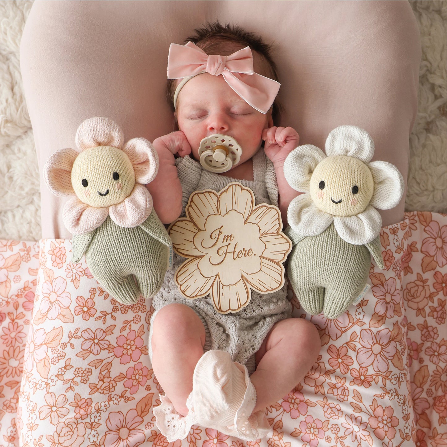 baby flower - pink