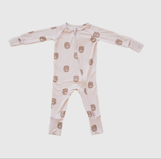 Bamboo 2 Way Romper - Teddy