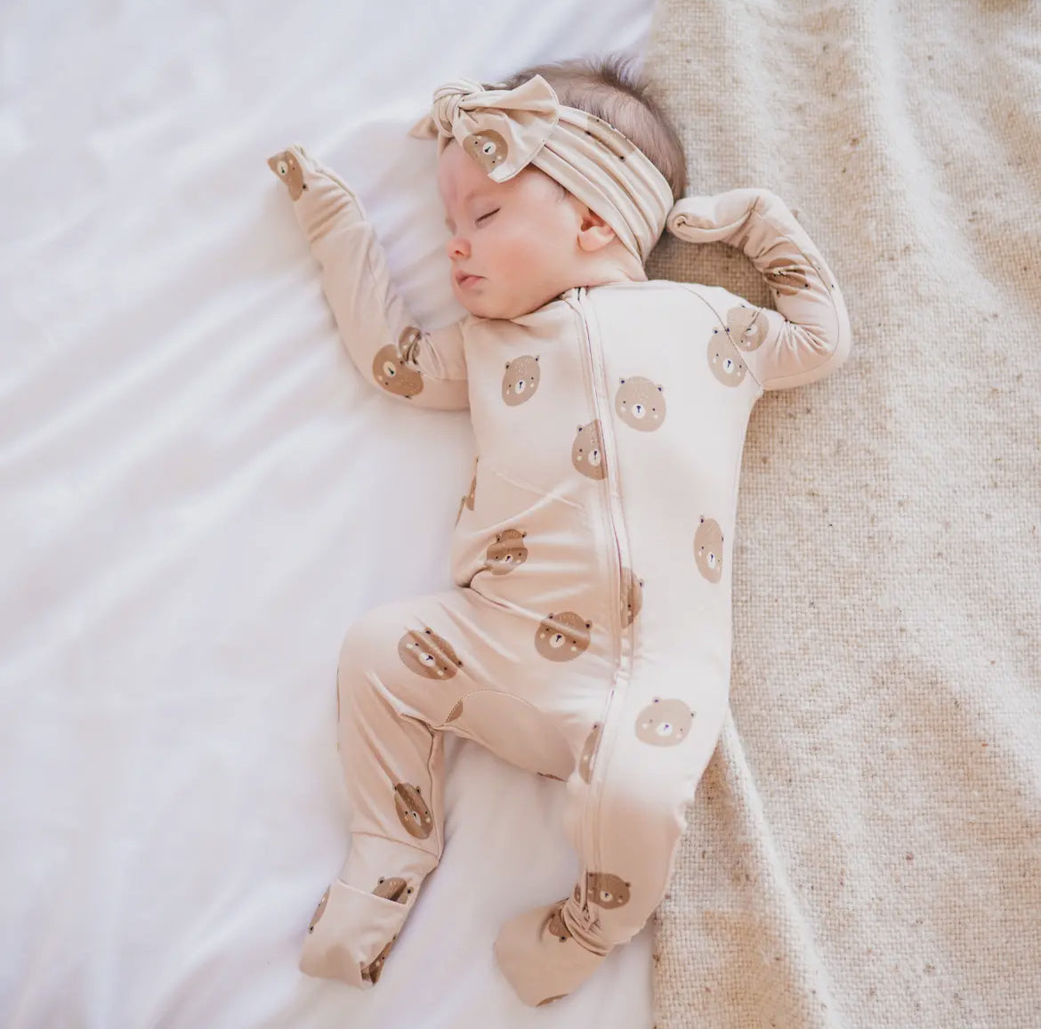 Bamboo 2 Way Romper - Teddy