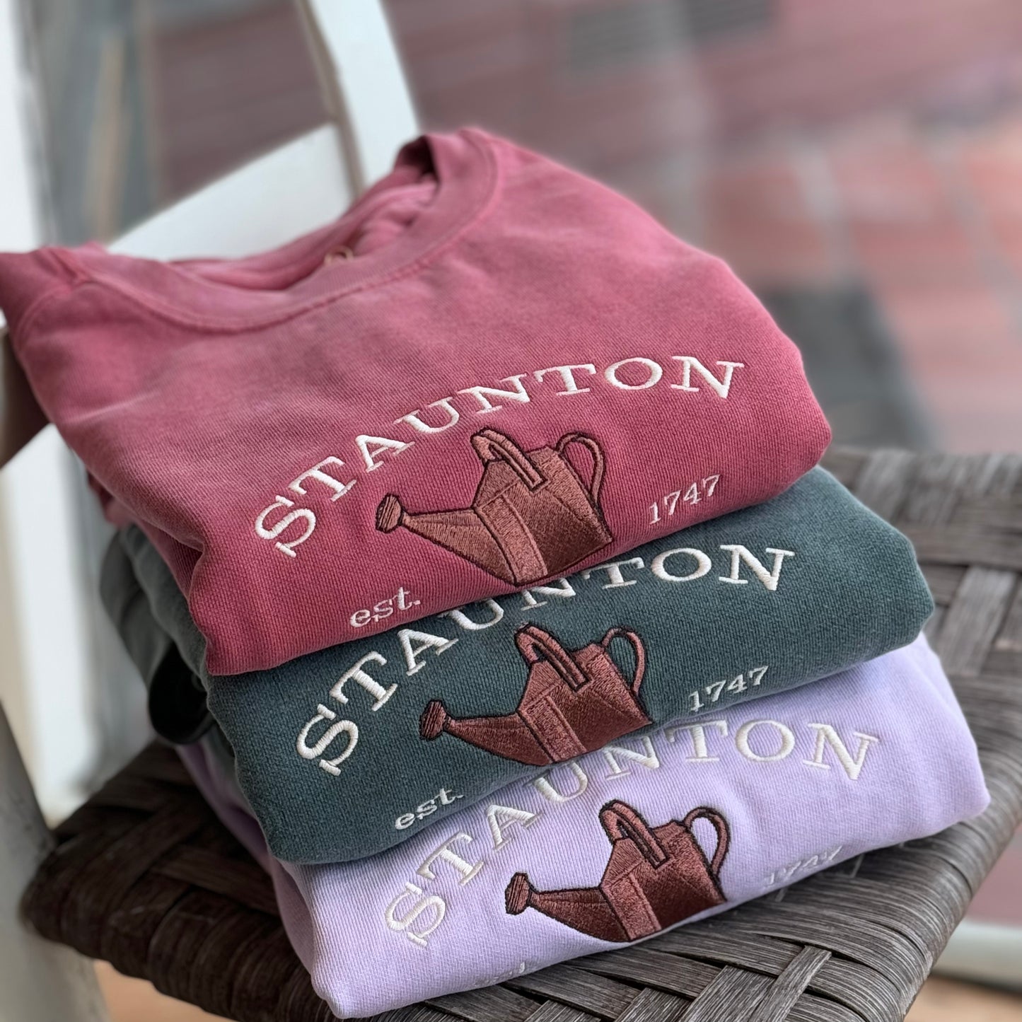 Staunton Watering Can on Comfort Colors Crewneck