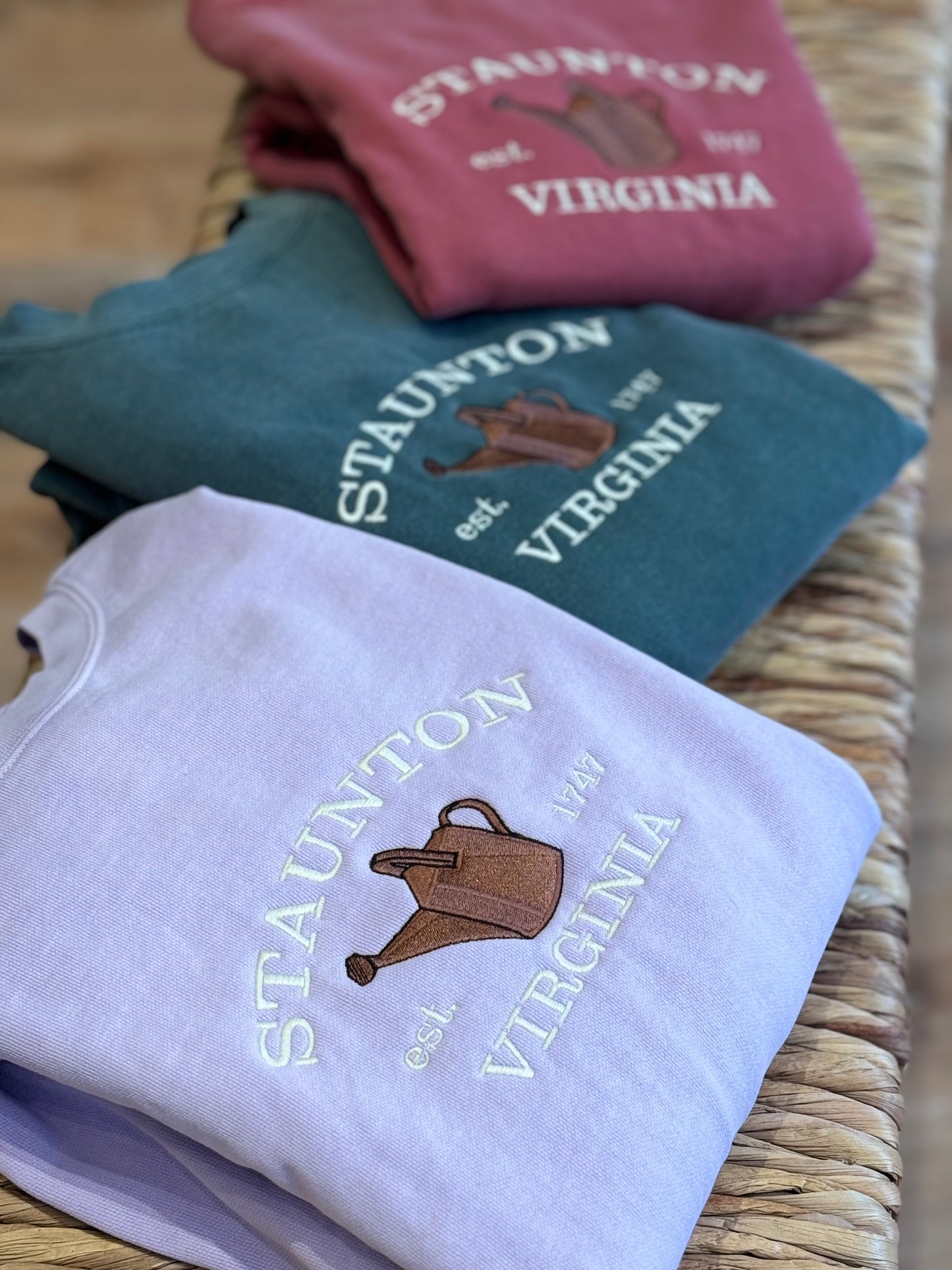 Staunton Watering Can on Comfort Colors Crewneck