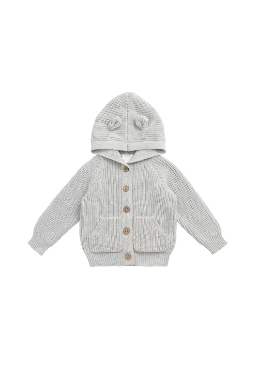 og bear knit - light grey marle