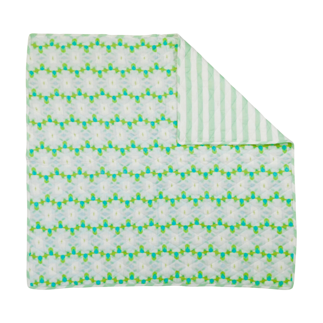 chloe blue baby blanket