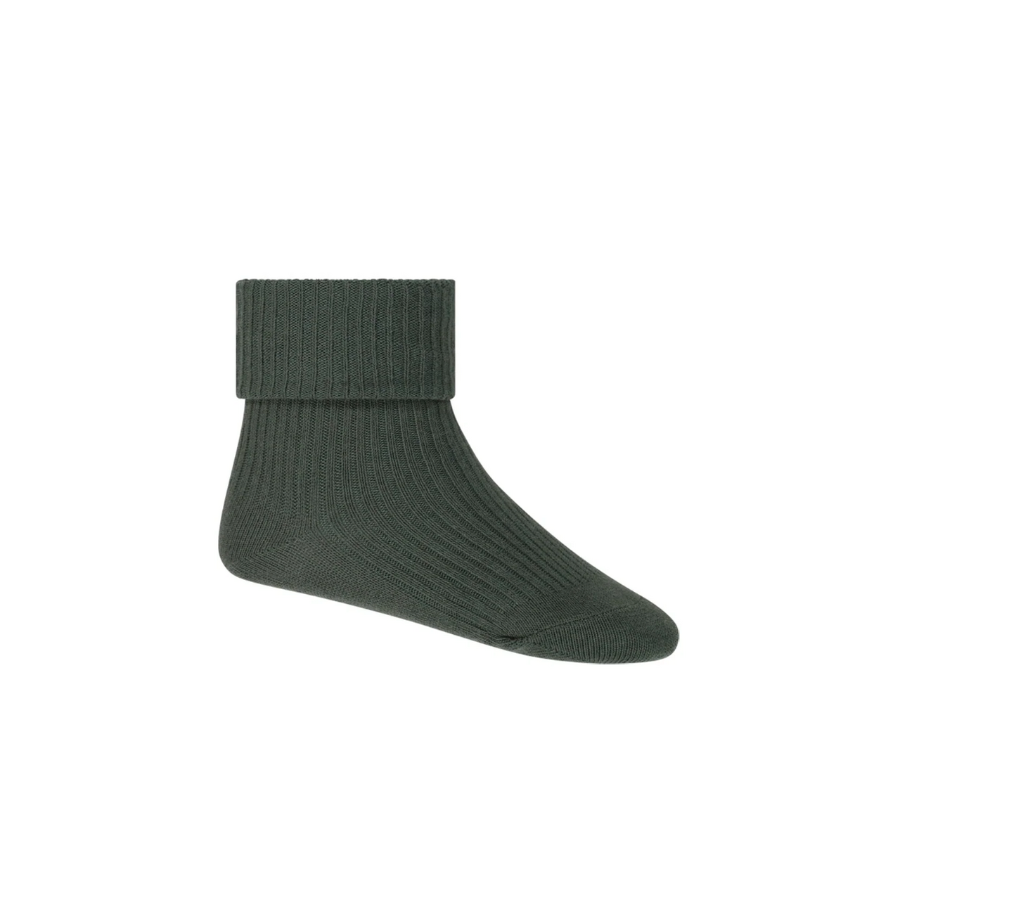 Classic Rib Sock - Solid Green