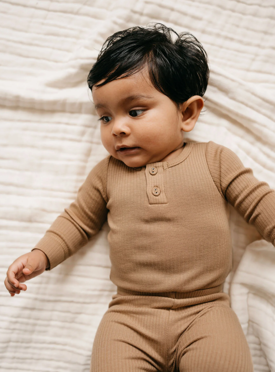 long sleeve bodysuit - honeycomb