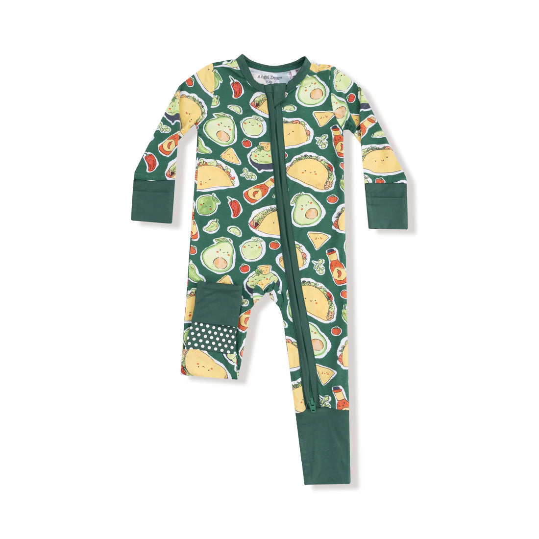 2 Way Zipper Romper - Happy Tacos