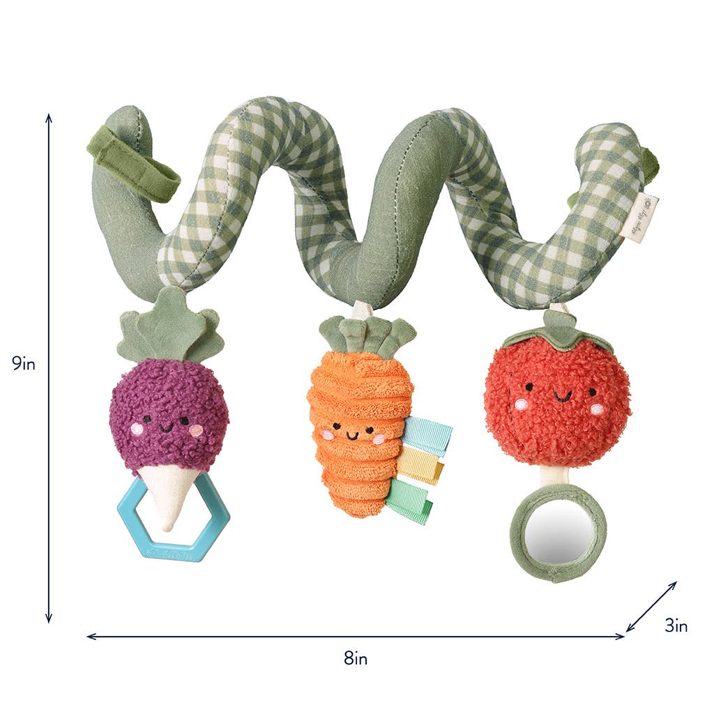 Spiral Travel Toy - Veggie