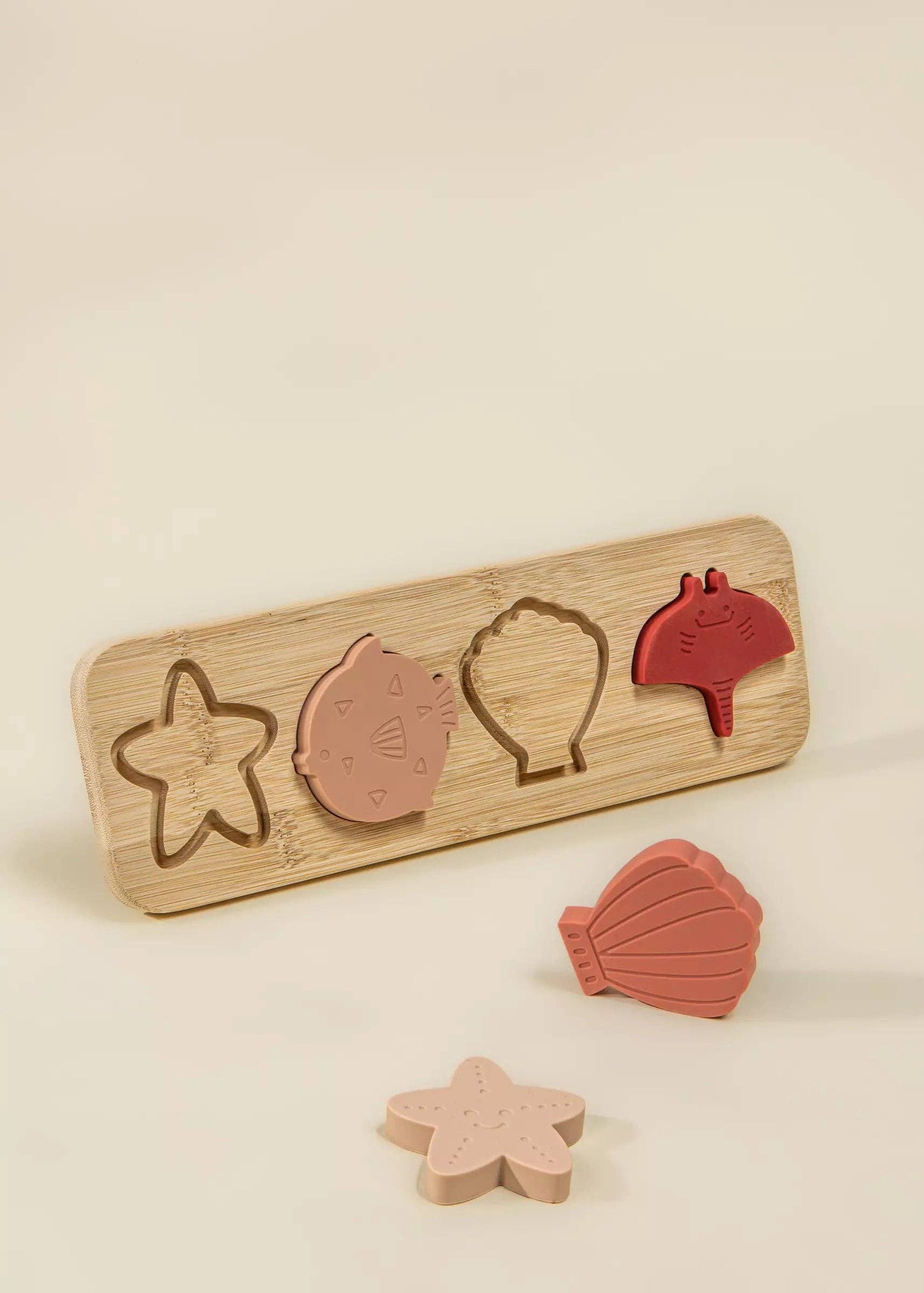 ocean - wooden and silicone puzzle