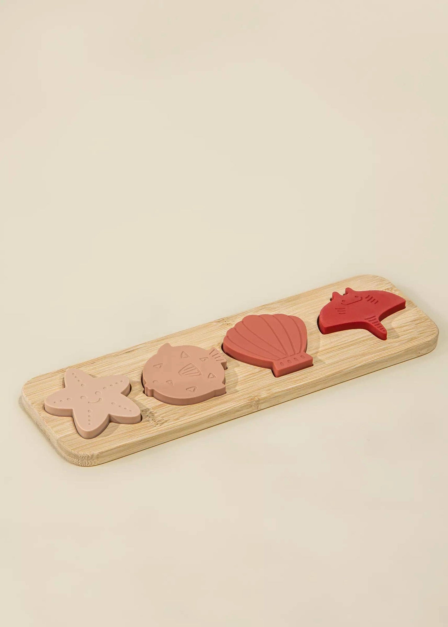 ocean - wooden and silicone puzzle