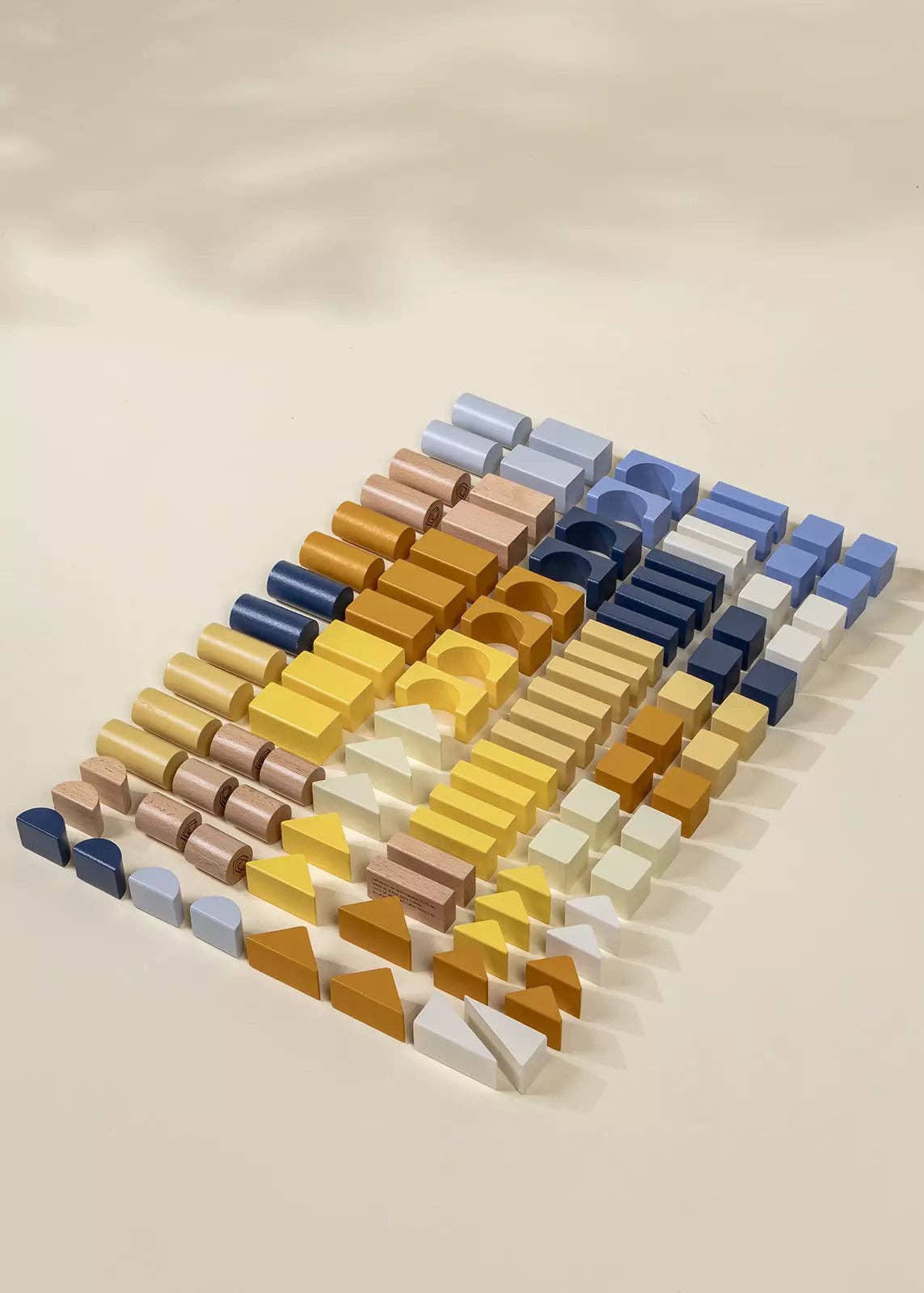 Wooden Construction Blocks Set
