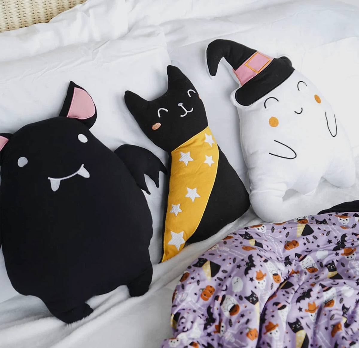 Bat Halloween Pillow