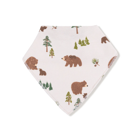 sweet brown bears - bandana bib