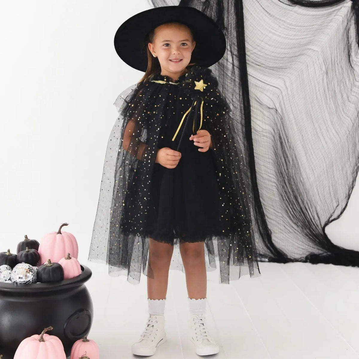 Black Witch Dress-Up Costume