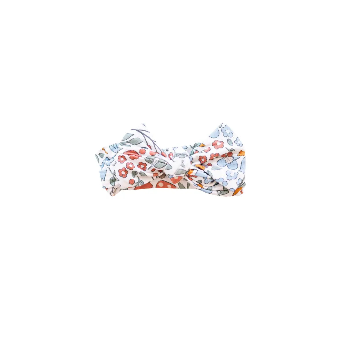 fall floral - bamboo knot bow
