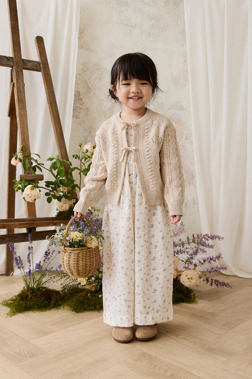 josephine cardigan - light oatmeal marle