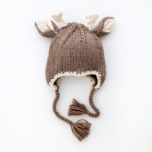 Knit Beanie - Brown Buck