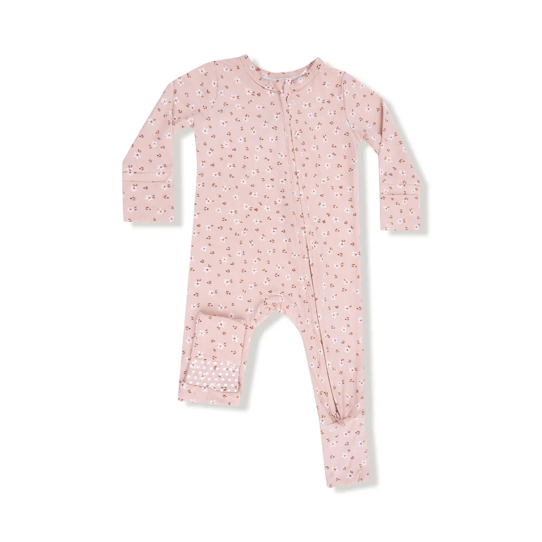 carrie floral pink - convertible romper