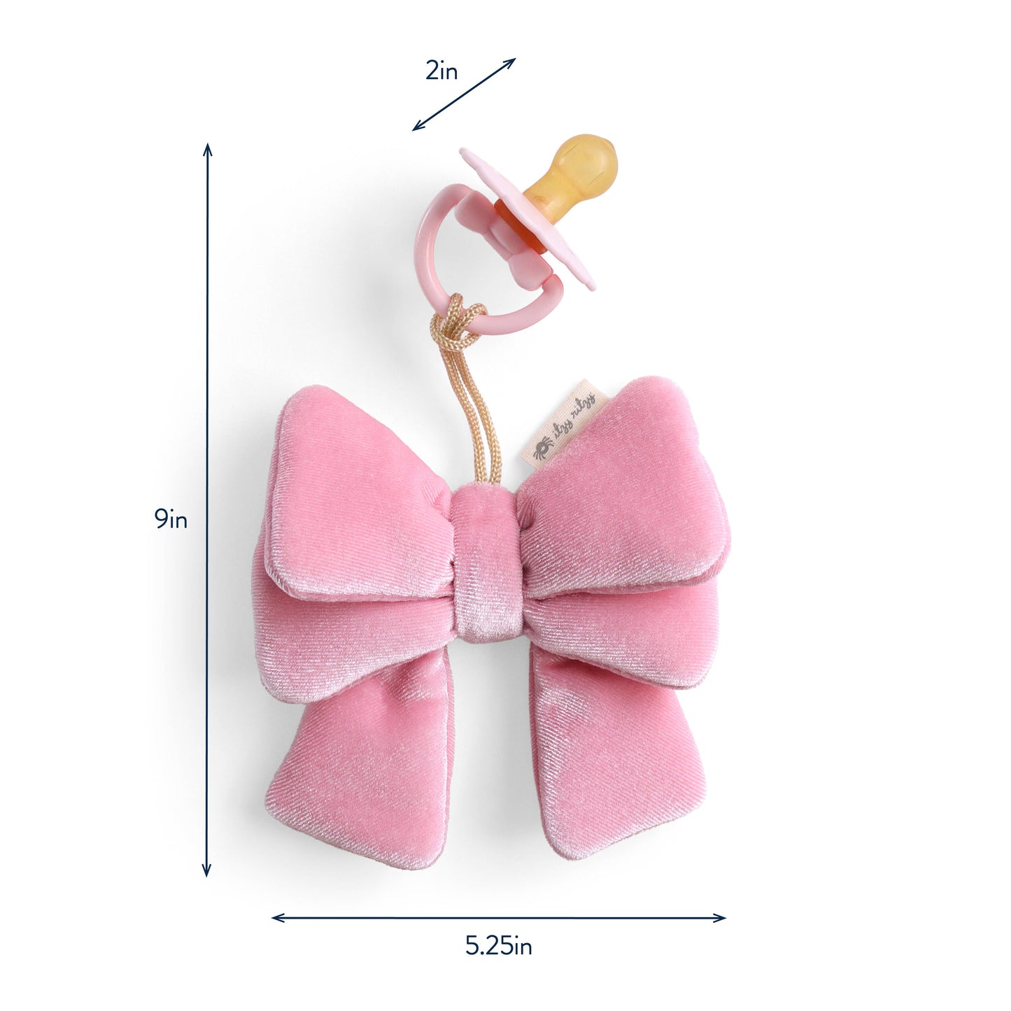 Bitzy Pal - Natural Rubber Pacifier & Plush