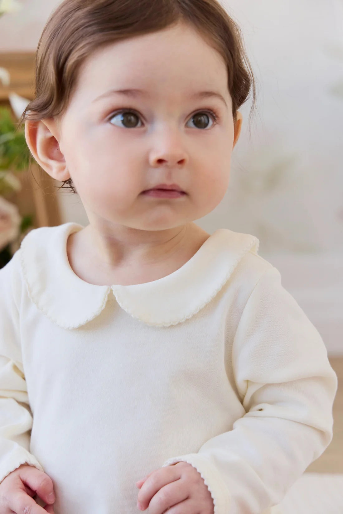 Pima Cotton Bodysuit - Parchment