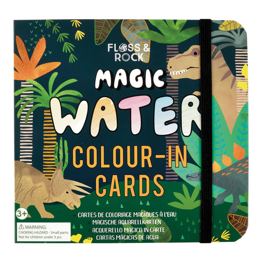 magic watercards & pen - dino