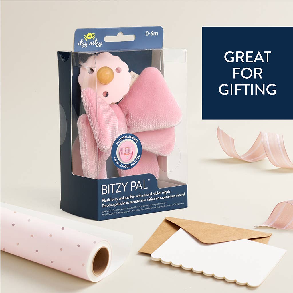 Bitzy Pal - Natural Rubber Pacifier & Plush