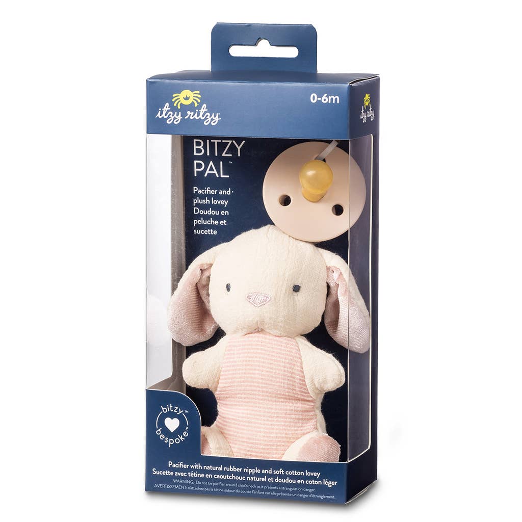 Bitzy Pal - Natural Rubber Pacifier & Plush