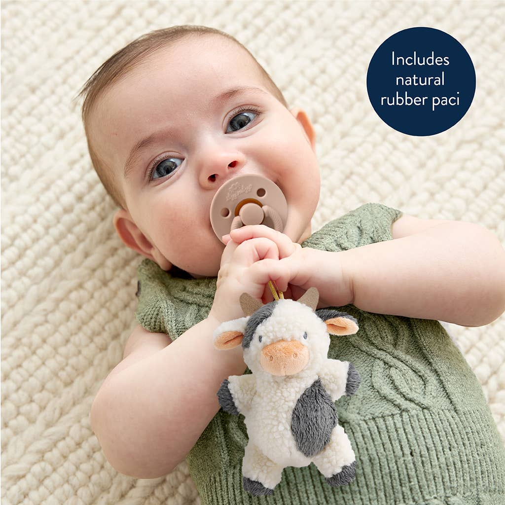 Bitzy Pal - Natural Rubber Pacifier & Plush