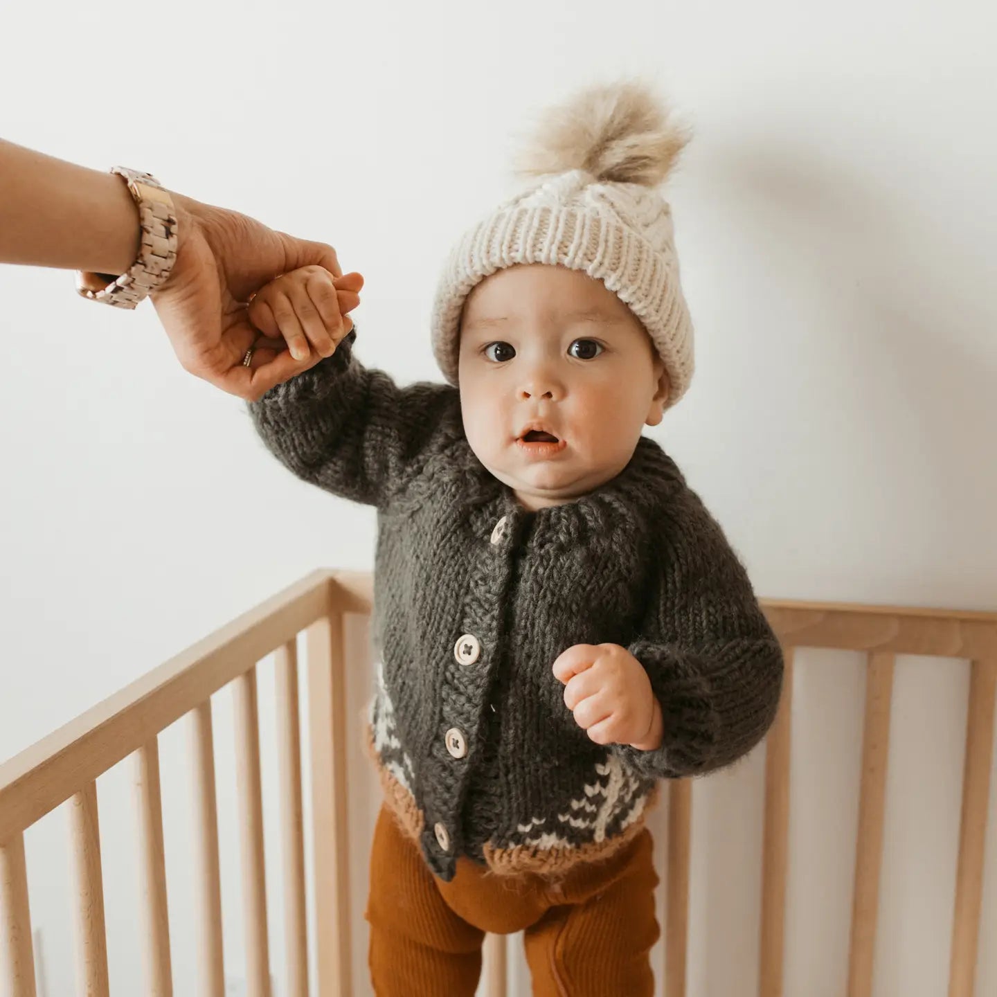 Knit Cardigan - Forest Loden