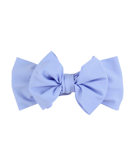 swim + active bow headband - periwinkle