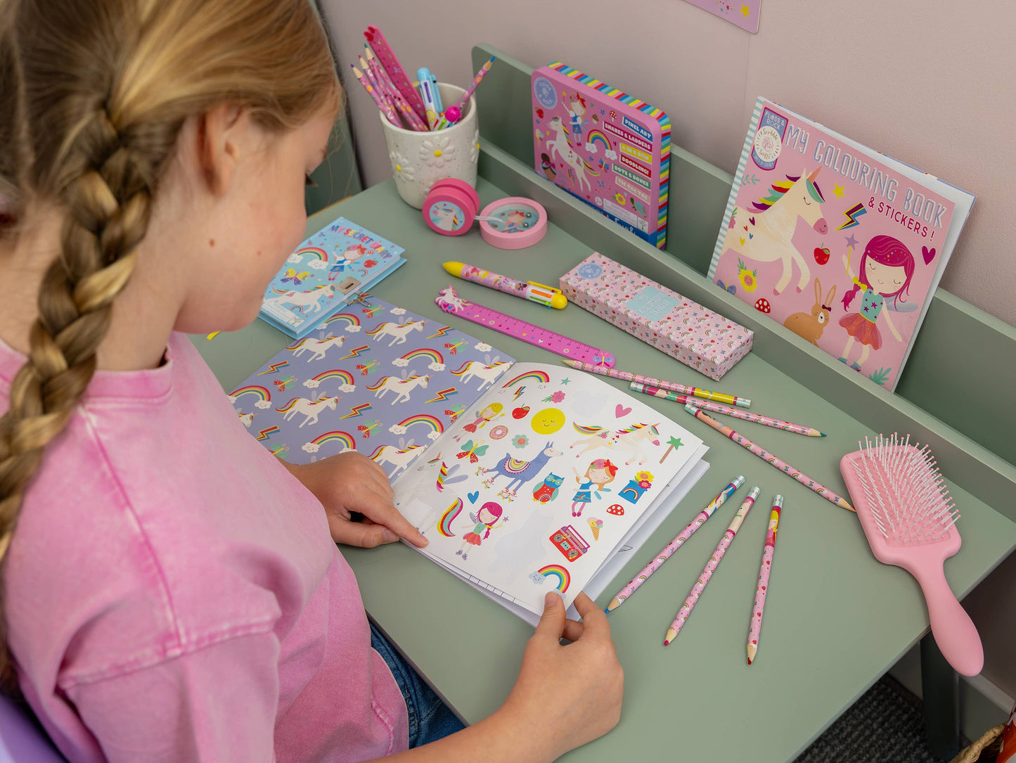 Scribble Sniffs Coloring Book - Rainbow Fairy