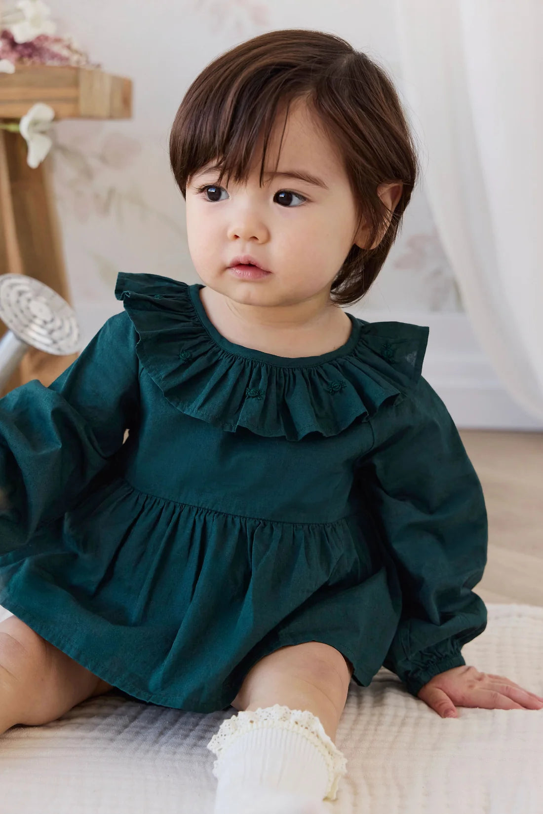 Hartlen Playsuit - Deep Fern