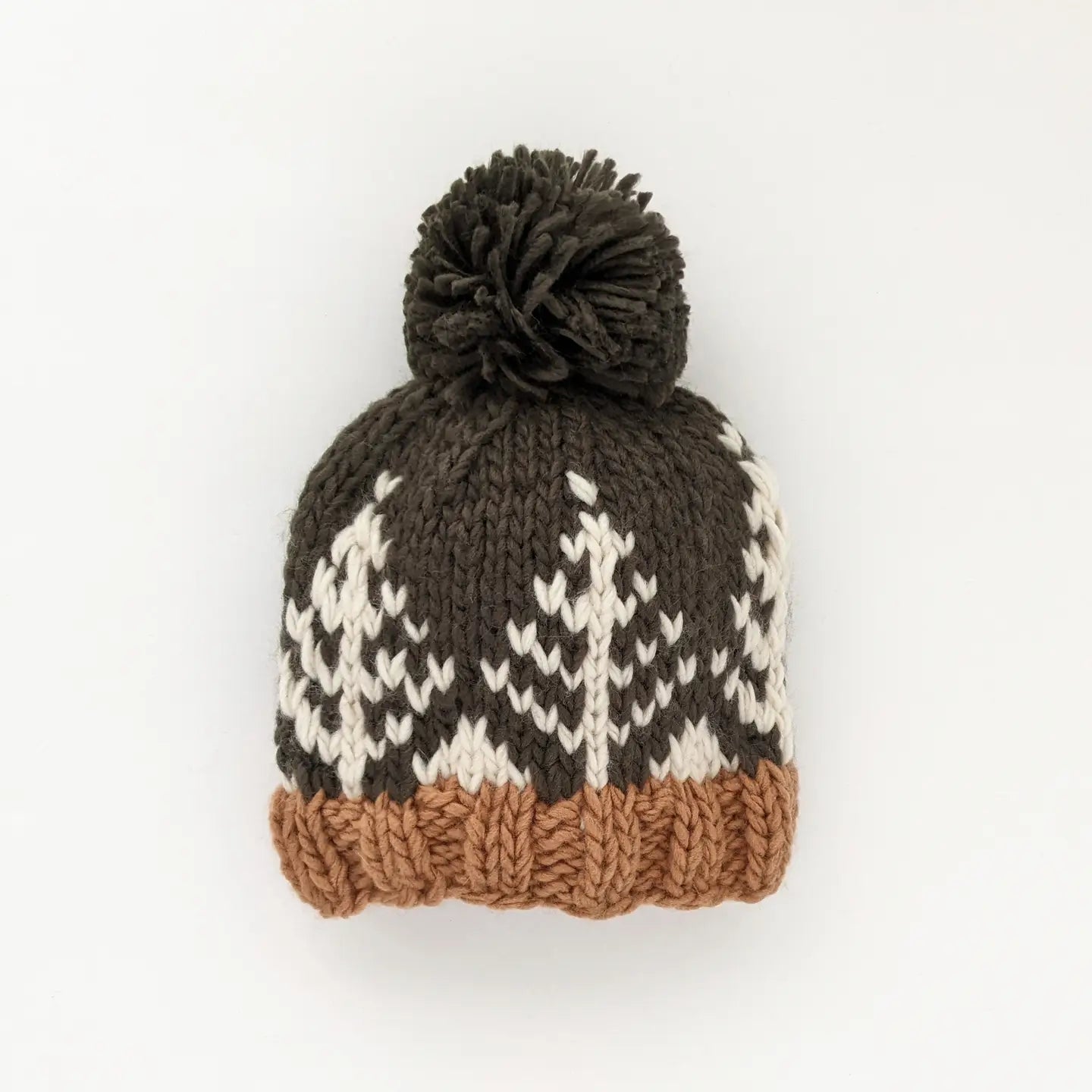knit beanie - forest loden