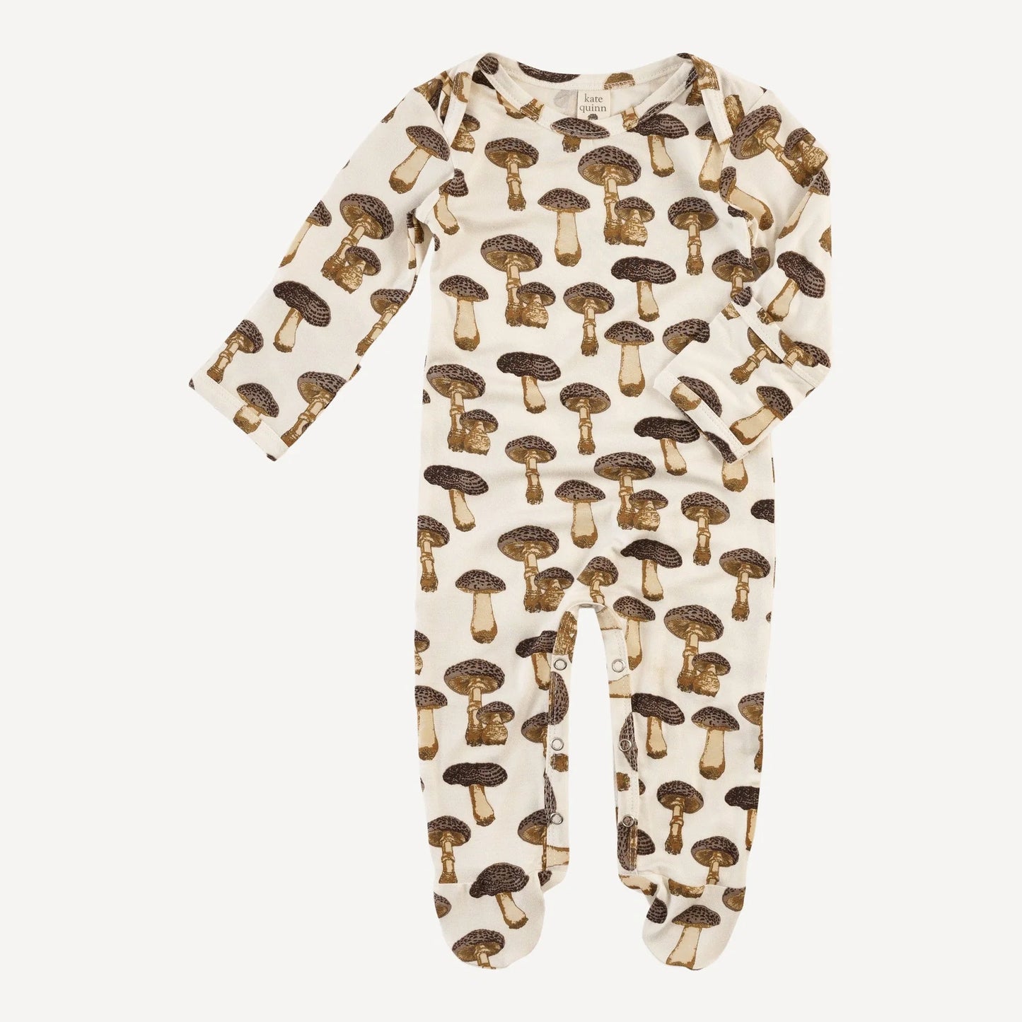 Long-Sleeve Lap Footie - Fungi
