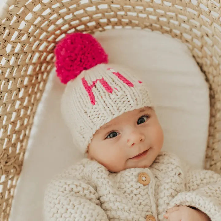 Knit Beanie - hi.