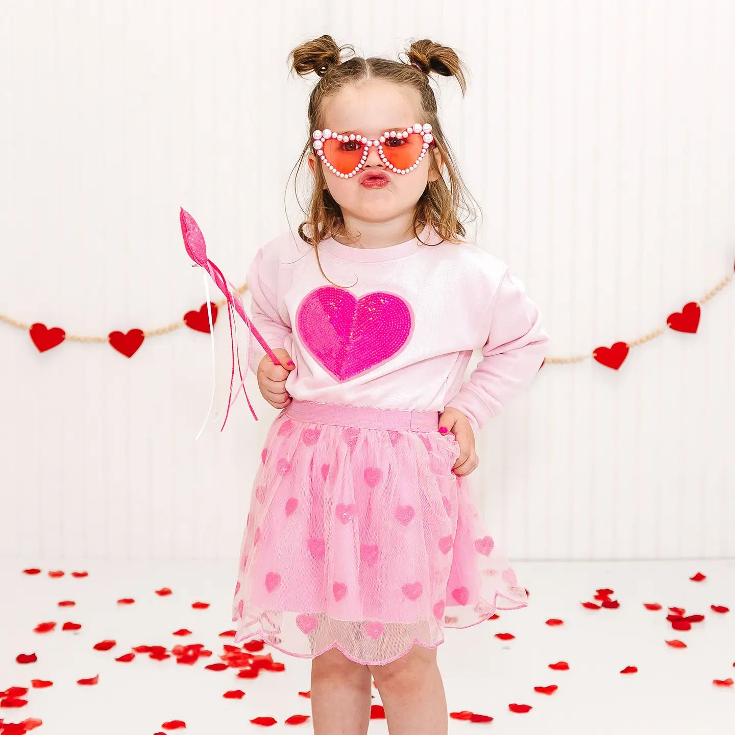 pink heart wand