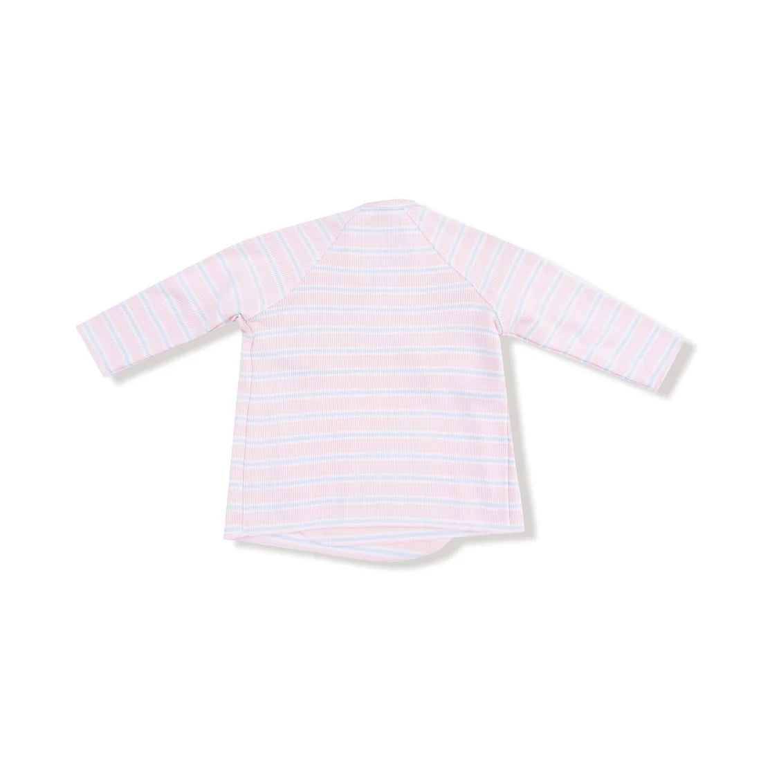 Kimono + Footed Pant - Pink Multi-Stripe