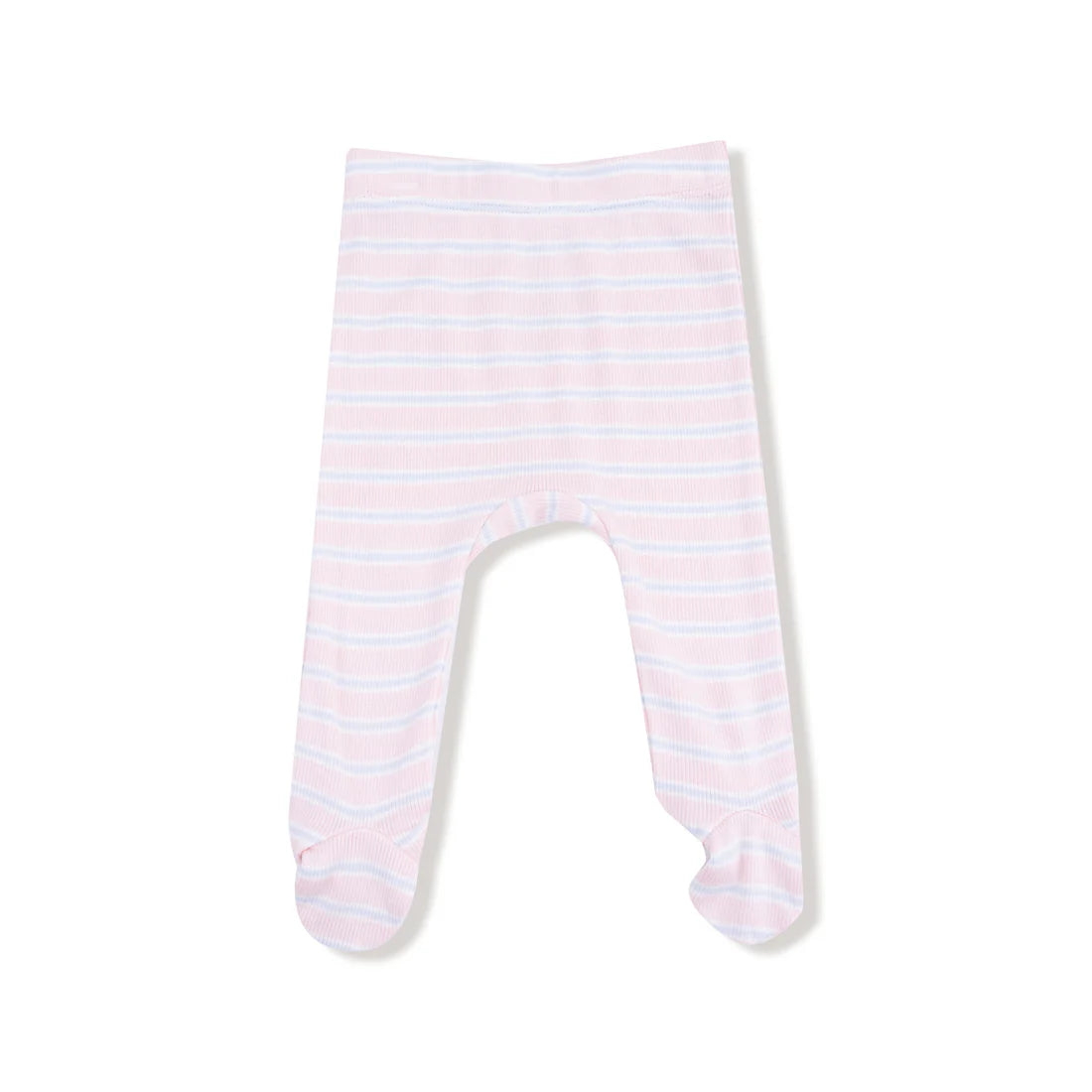 Kimono + Footed Pant - Pink Multi-Stripe