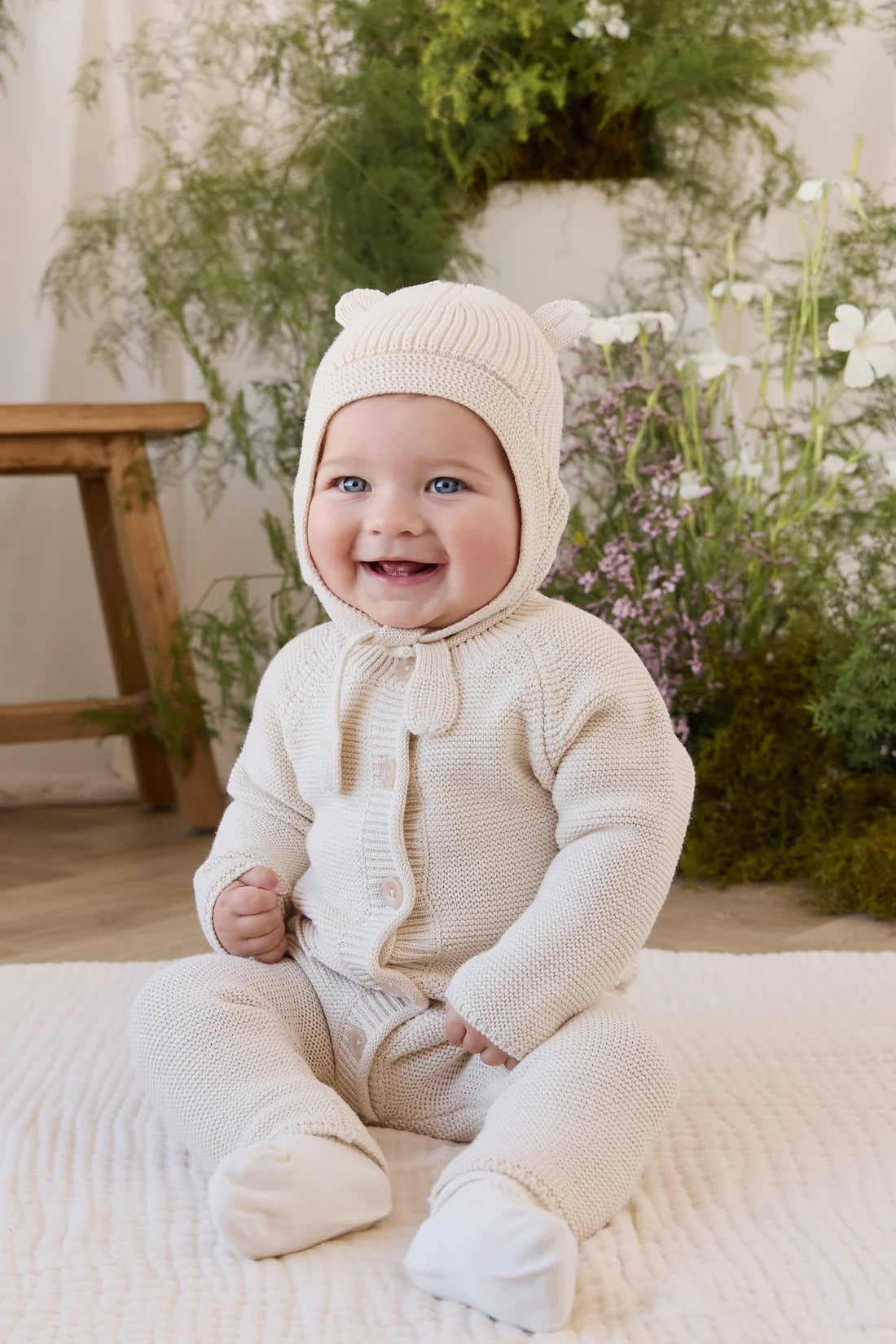 Vanilla Knitted One-piece