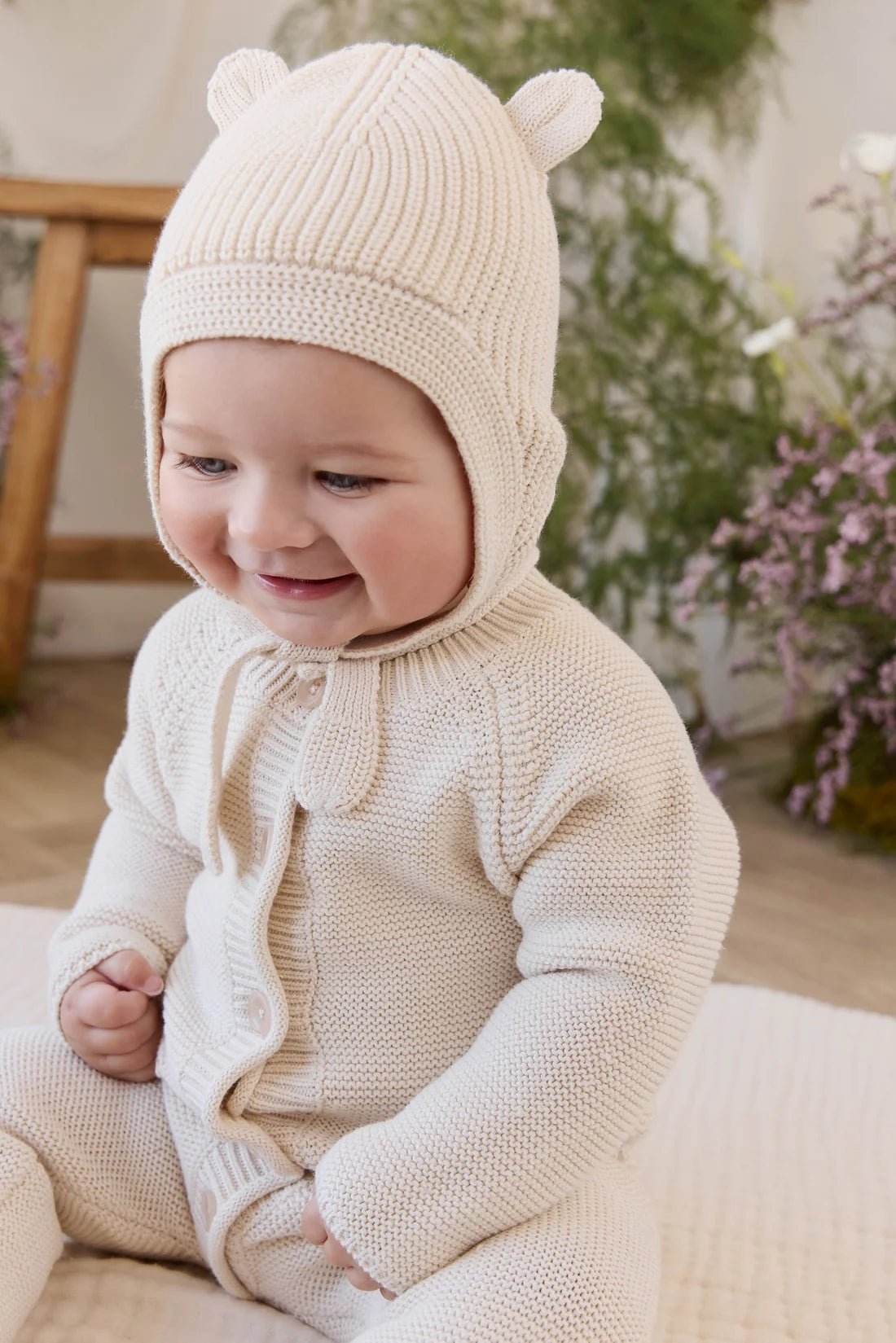 Vanilla Knitted One-piece