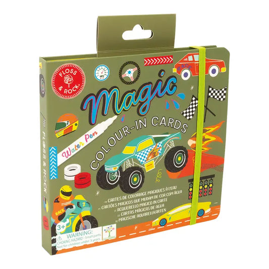 magic watercards & pen - cars
