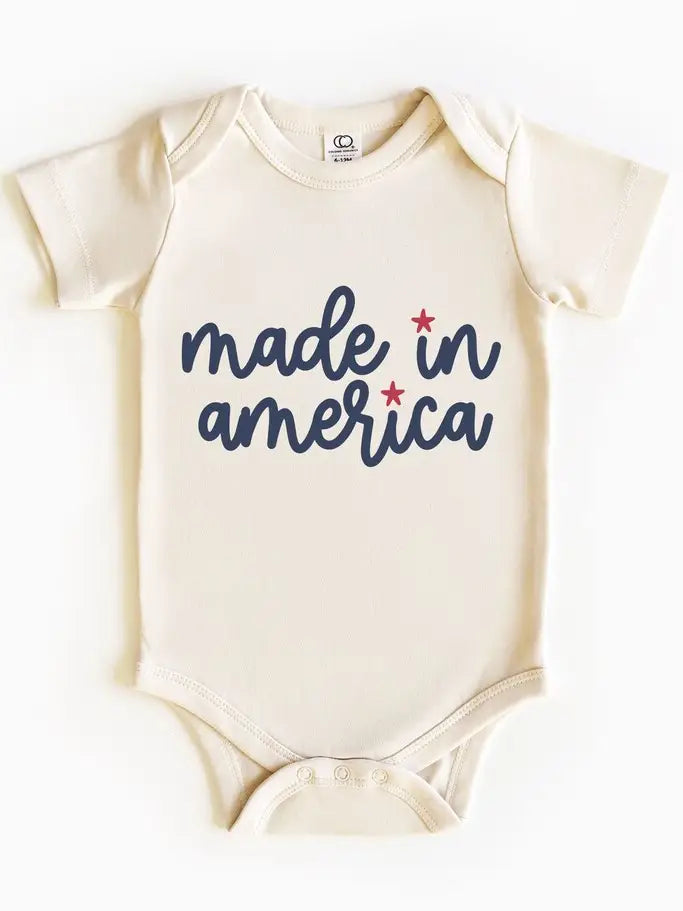 Short-Sleeve Bodysuit - Made in America