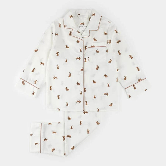 Pajama Set - Hoppy Bunnies