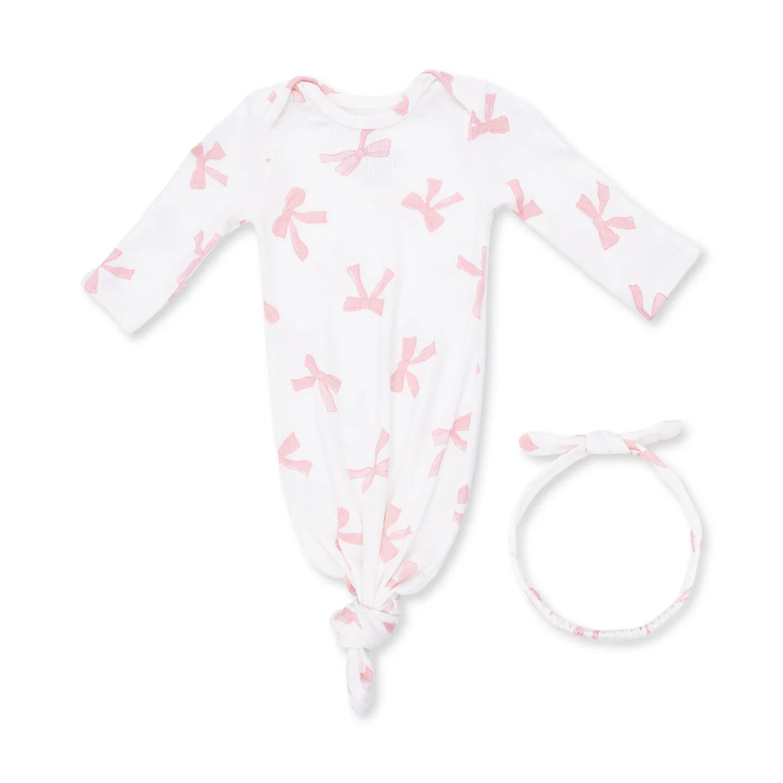 Knotted Gown - Pink Bows