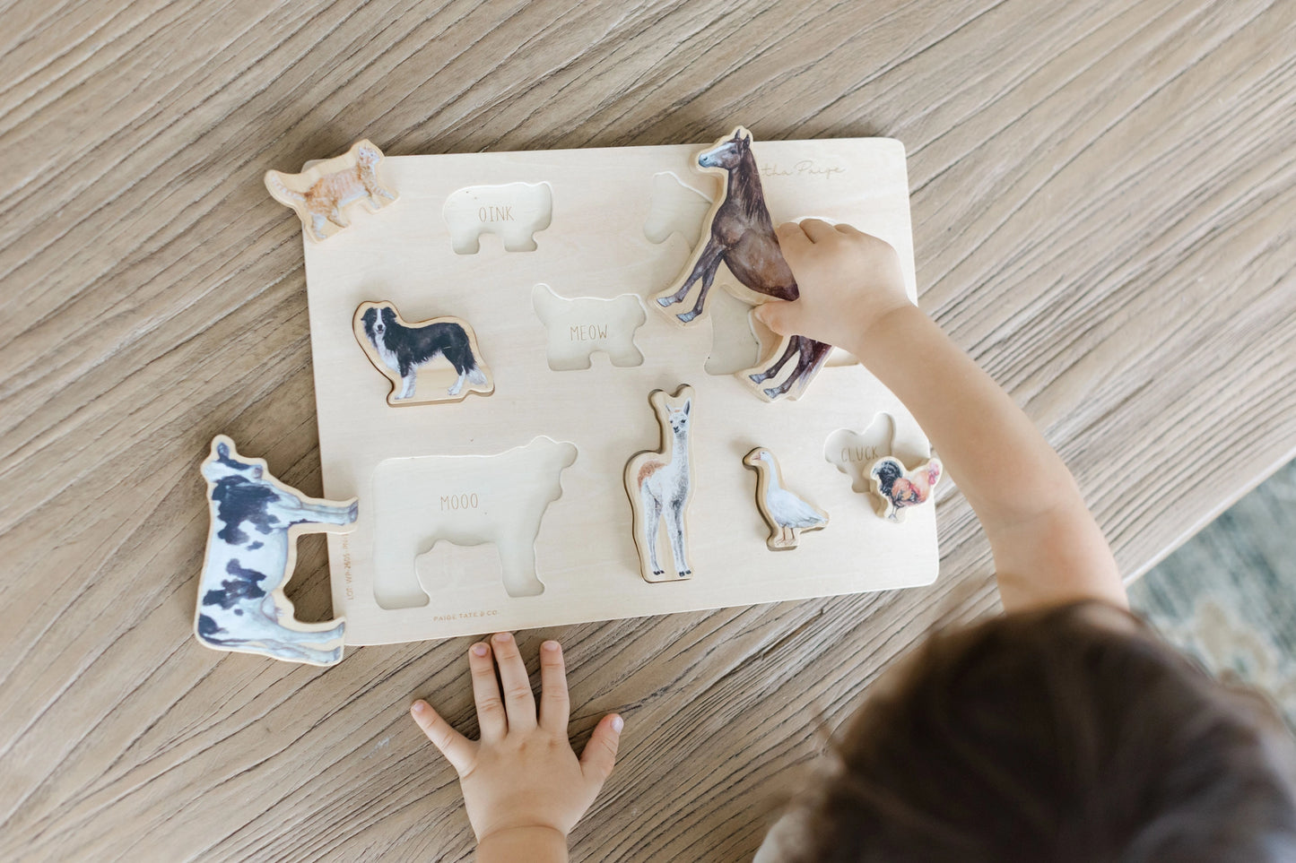 Farm Animals Wooden Puzzle