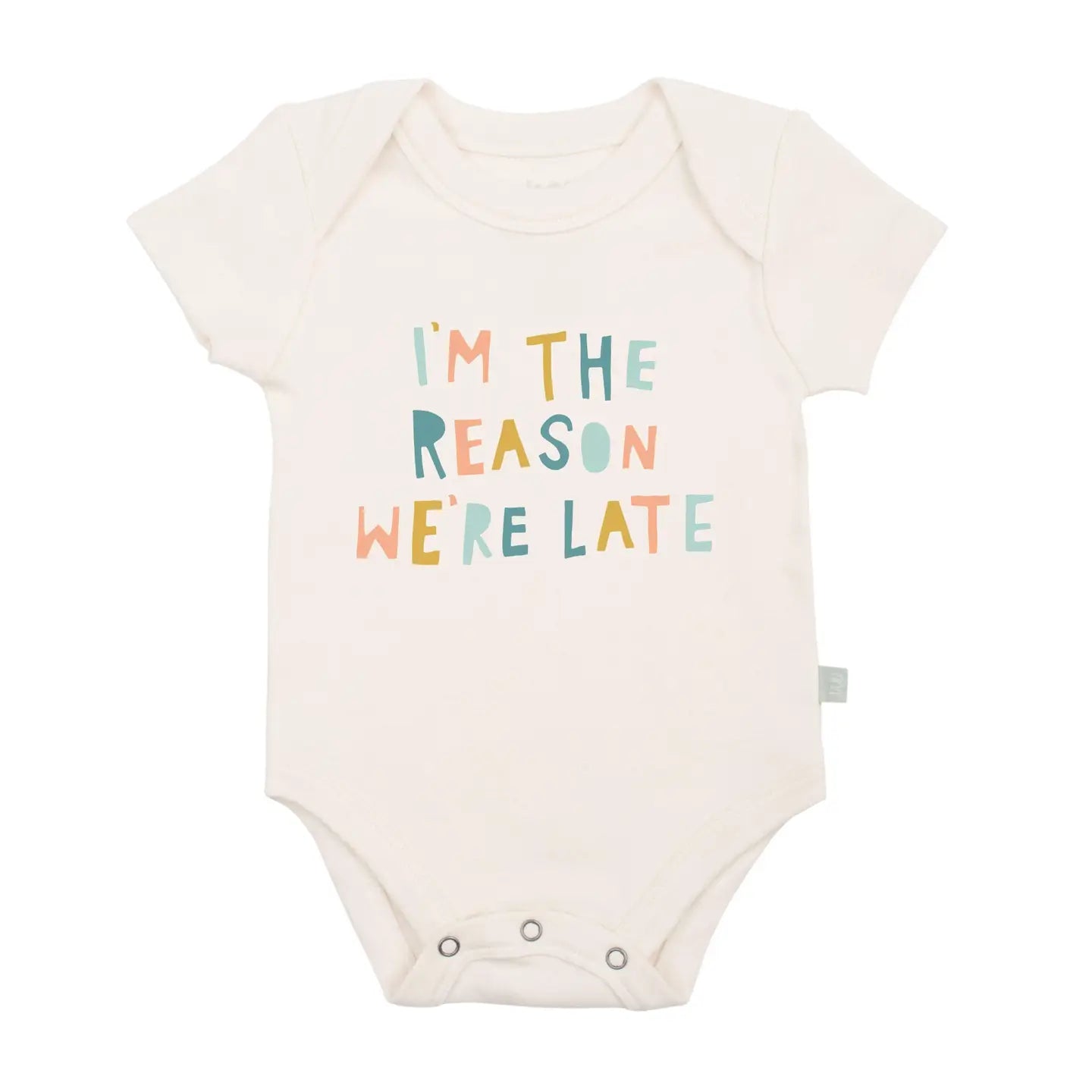 i'm the reason we're late onesie