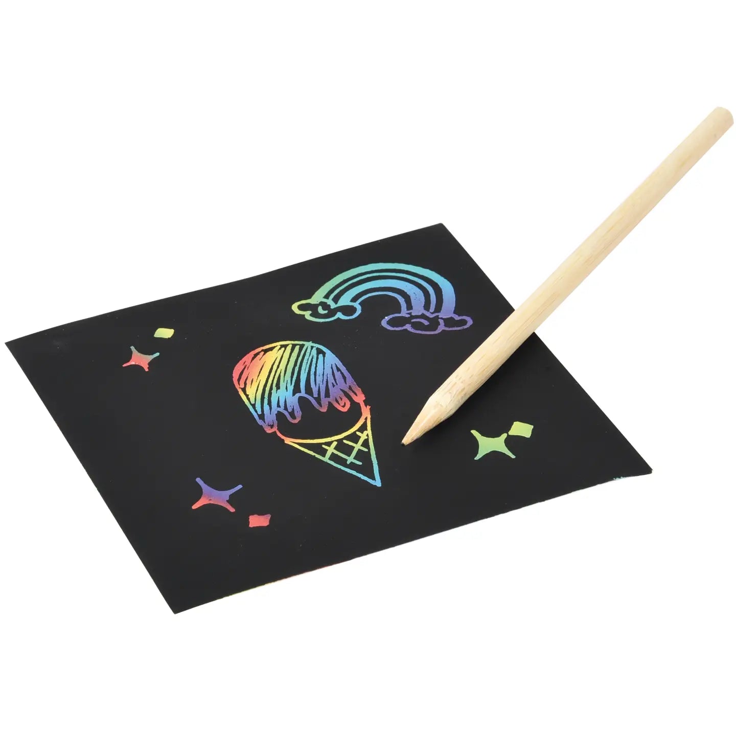 rainbow scraper make your own designs art set