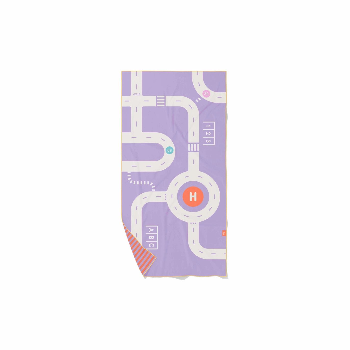 quut play towels - road lavender