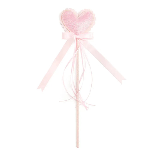 scalloped glitter heart wand