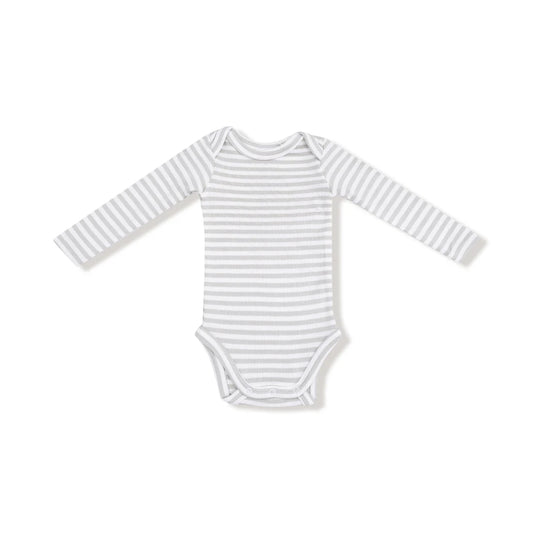 Long-Sleeve Bodysuit - Mineral Stripe